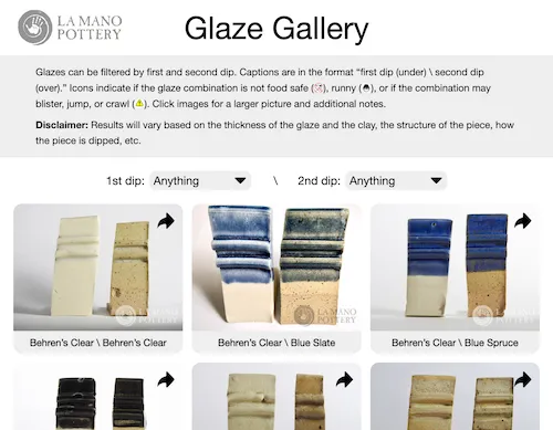 Glaze Gallery